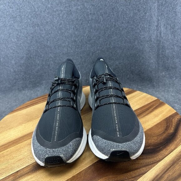 Nike Mens Air Zoom Pegasus 35 Shield AA1643-001 Black Running Shoes Sneakers 10 - Picture 3 of 10